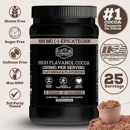 High-Flavanol Cocoa — 1200mg Flavanols + 600mg Epicatechin
