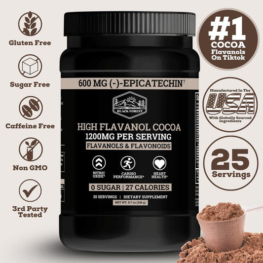 High-Flavanol Cocoa — 1200mg Flavanols + 600mg Epicatechin